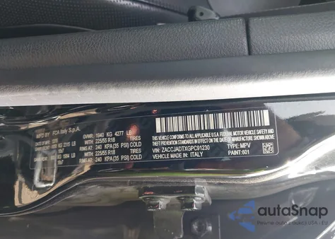 2016 Jeep Renegade Limited from USA, damaged, VIN ZACCJADTXGPC91230